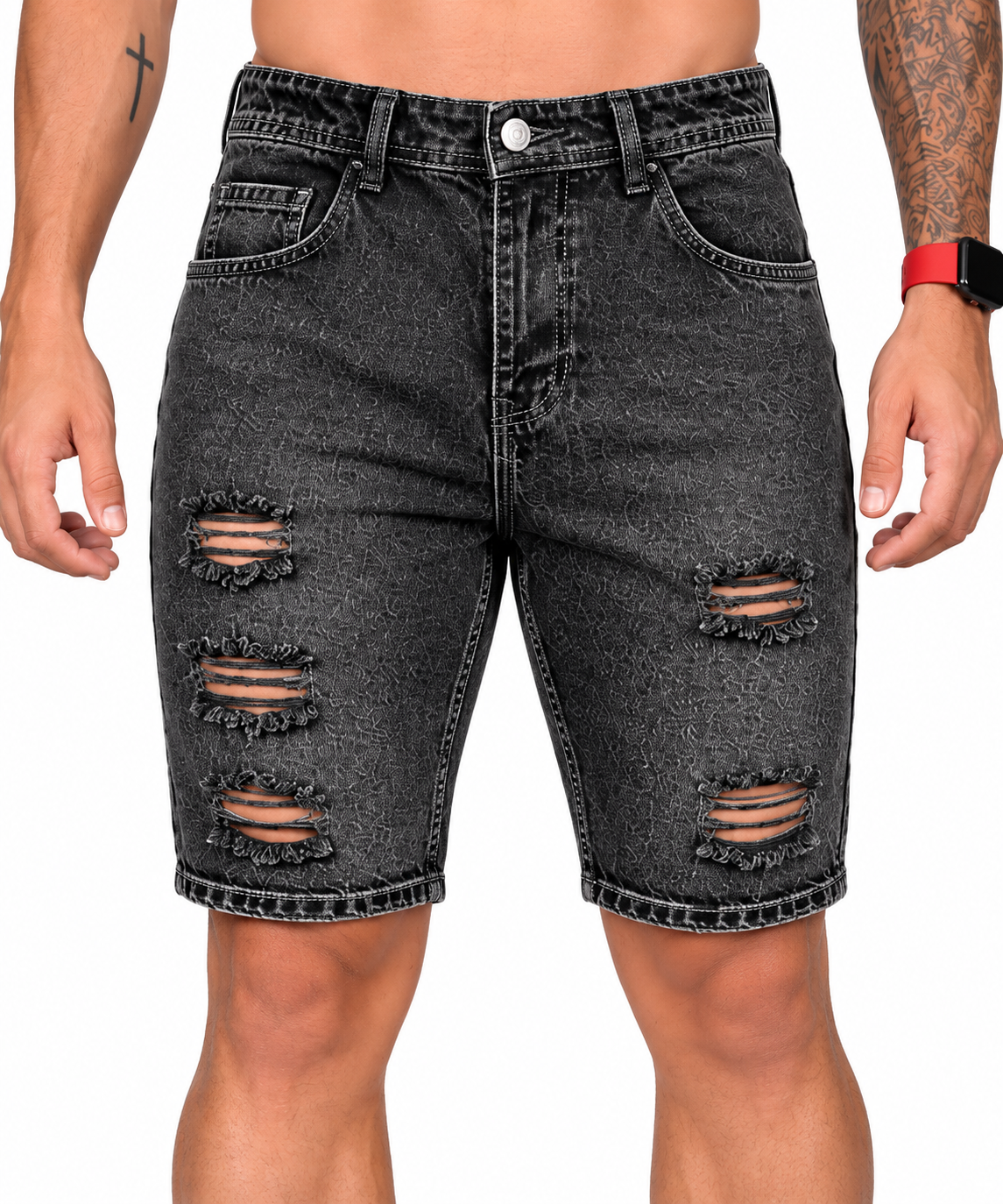Bermuda Hombre Denim Rígida – Ref. 3692