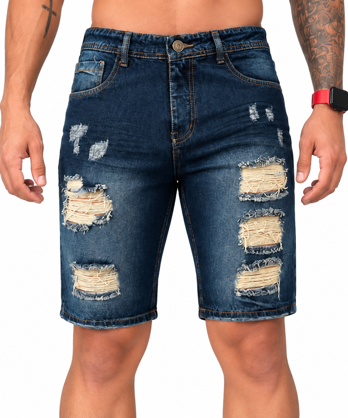 Bermuda Hombre Denim Rígida – Ref. 3700
