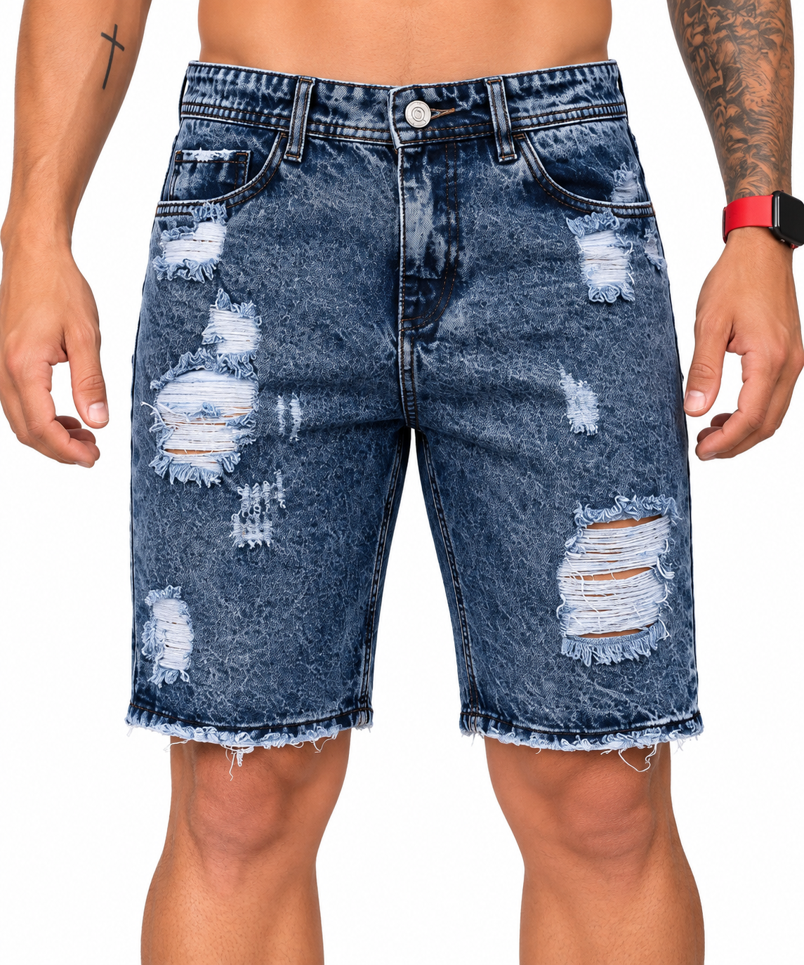 Bermuda hombre denim rígida – Ref. 3695