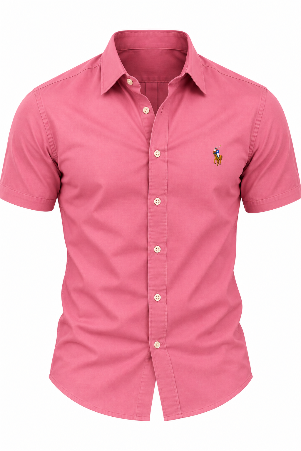 Camisa Hombre Manga Corta en Popelina.
