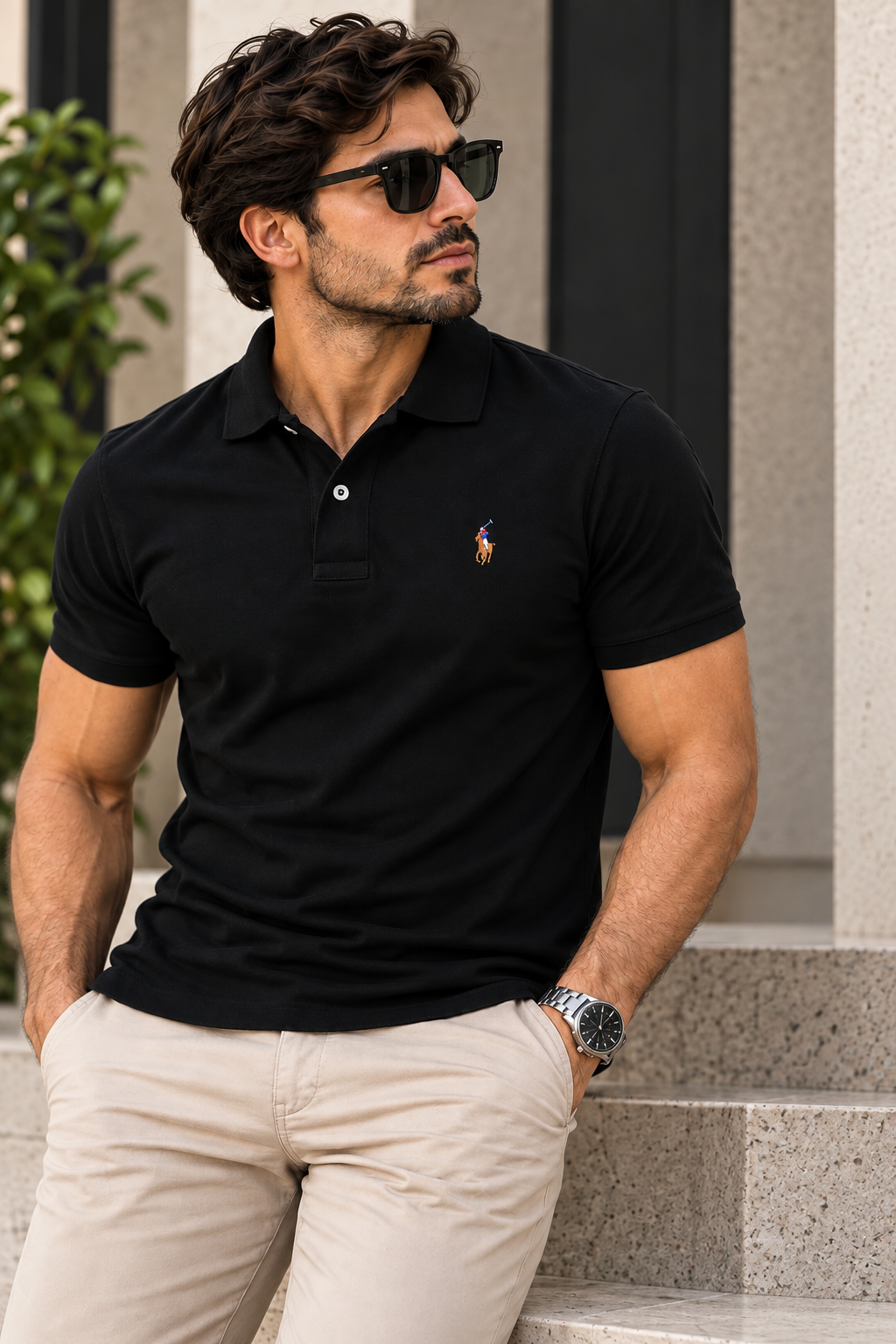 Polo Hombre Clásico – Manga Corta.