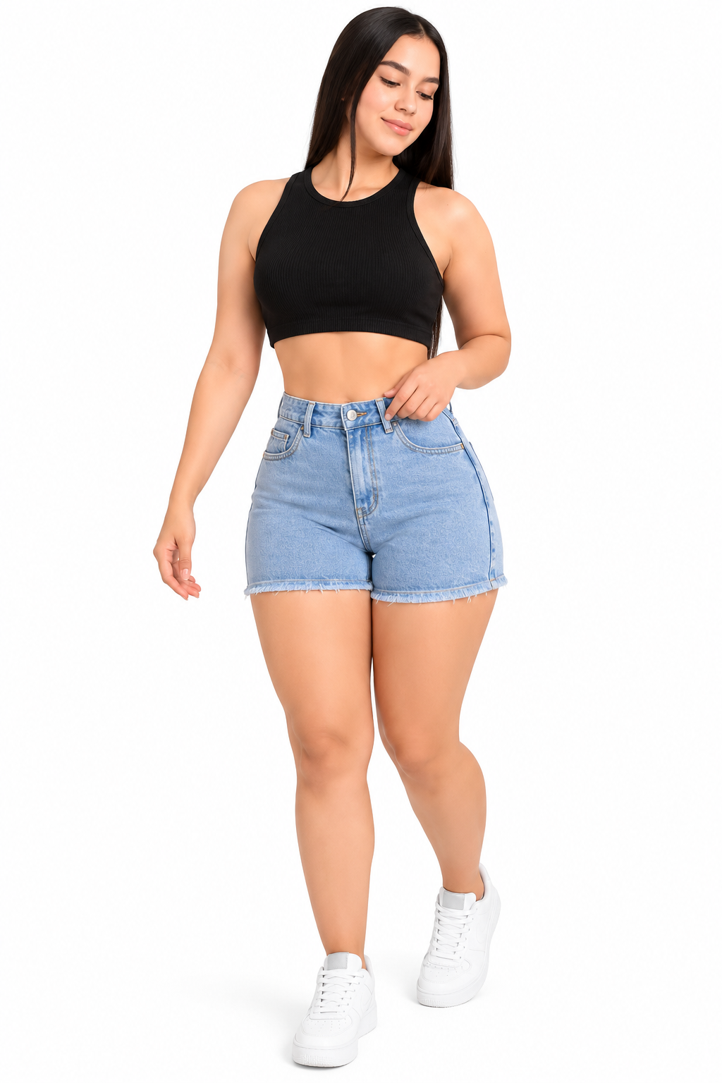 Short Mujer Denim Rígido – Ref. 1042