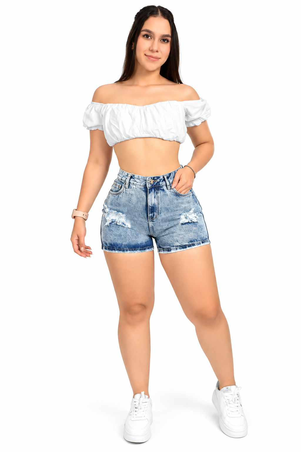 Short Mujer Denim Rígido – Ref. 1040