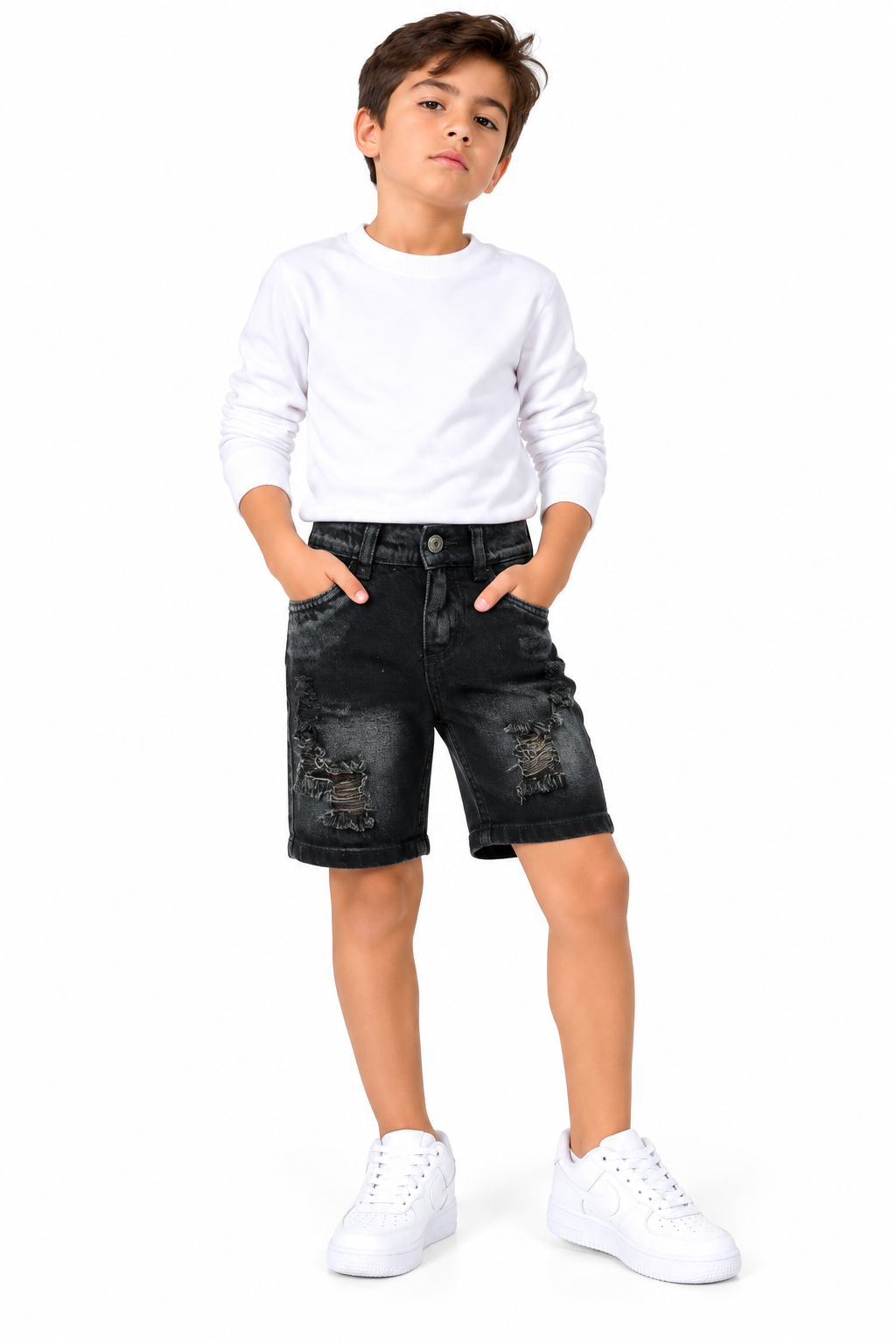 Bermuda Niño Rígida Denim – Ref. 2071