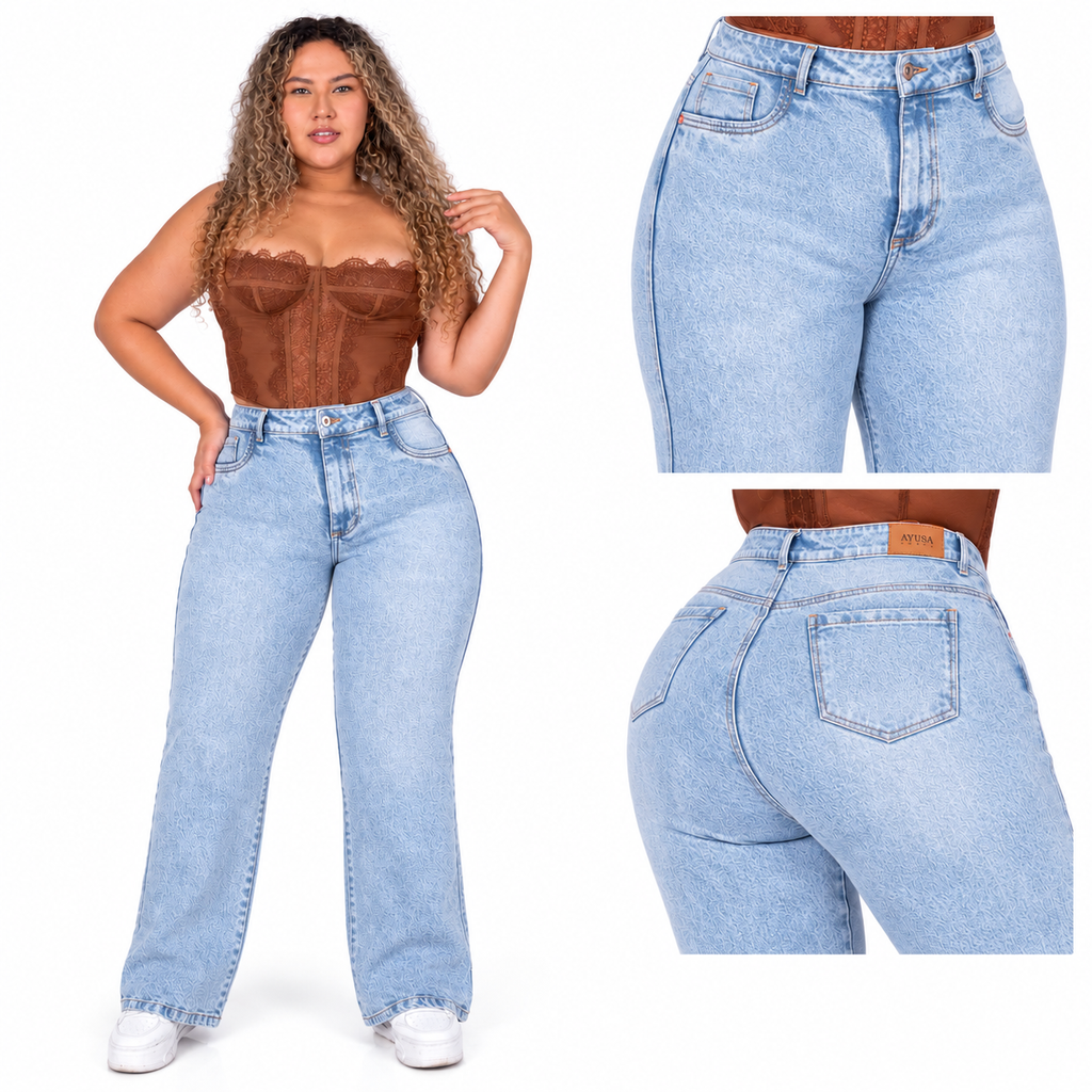 Jean Bota Recta para Dama – Ref. 9059 | AYUSA JEANS