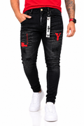 Jean hombre urbano negro 7046