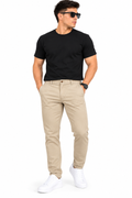 Pantalón Dril Slim Fit para Caballero – Beige