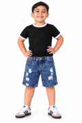 BERMUDA DE DRIL PARA NIÑO – REF. 2635
