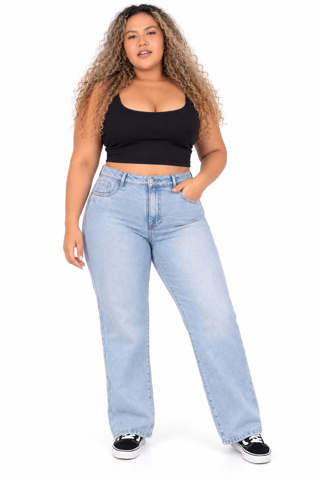 Jeans Bota Recta para Dama – Ref. 9060 | AYUSA JEANS