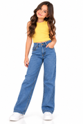 Jean niña bota recta AY004