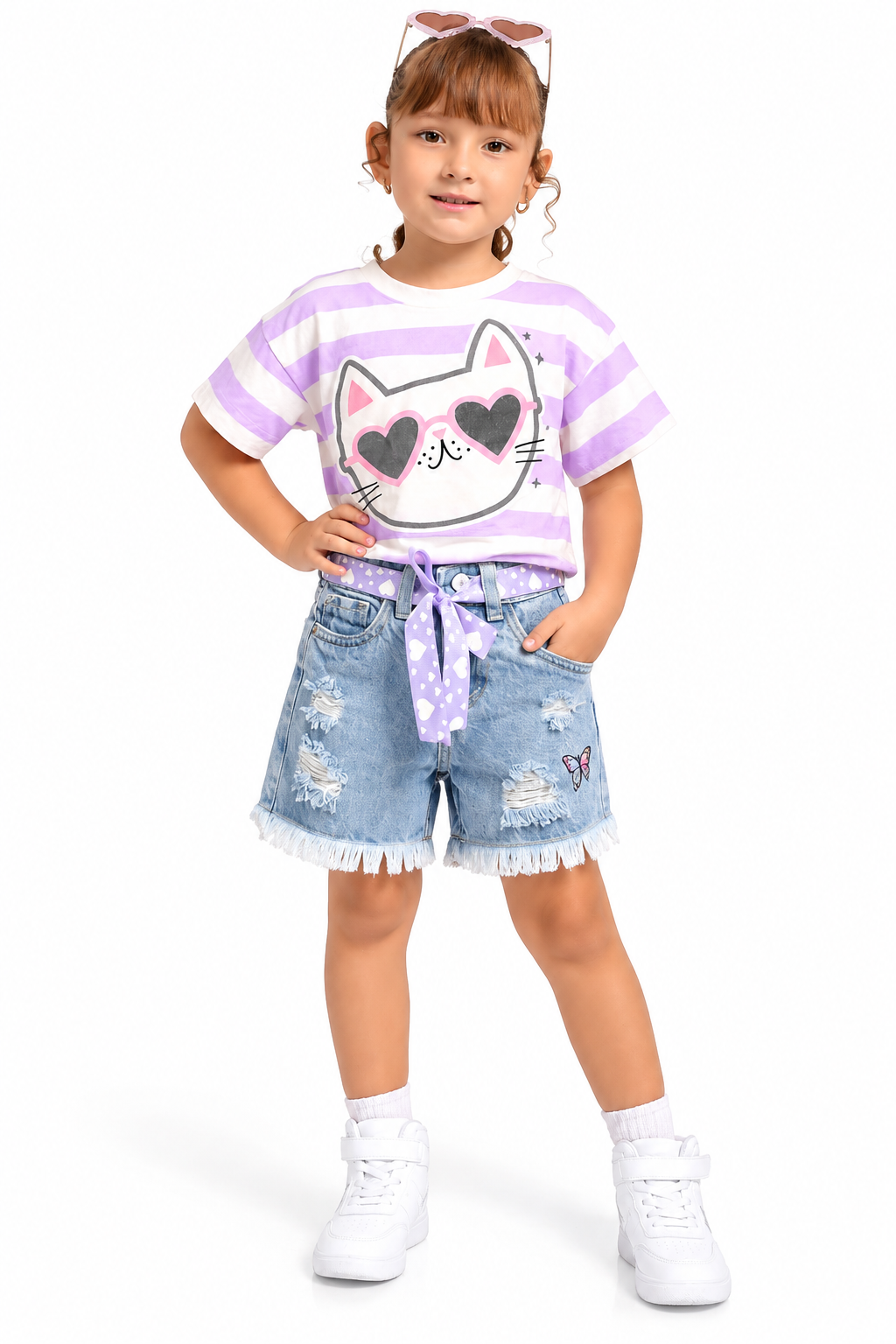 Bermuda de Jean Rígido para Niña – Ref. 4004 | Titaye Jeans