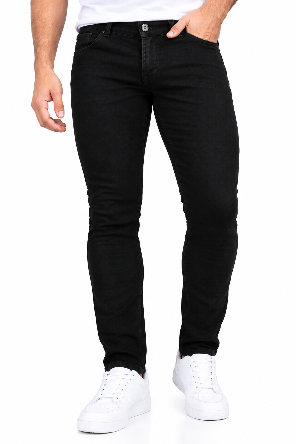 Jean Skinny Negro para Hombre – Ref. 76140