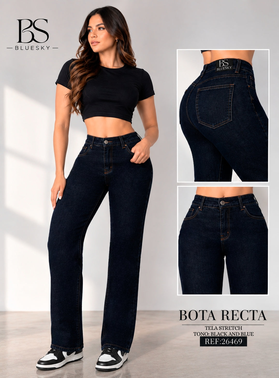 Jean Mujer Bota Recta – Ref. 26469
