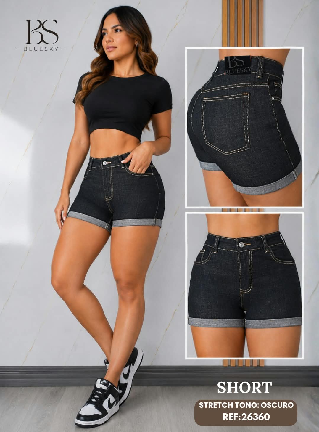 Short Mujer Denim Stretch – Ref. 26360