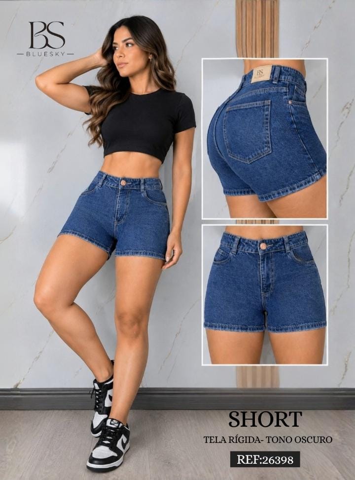 Short Mujer Denim Rígido – Ref. 26398