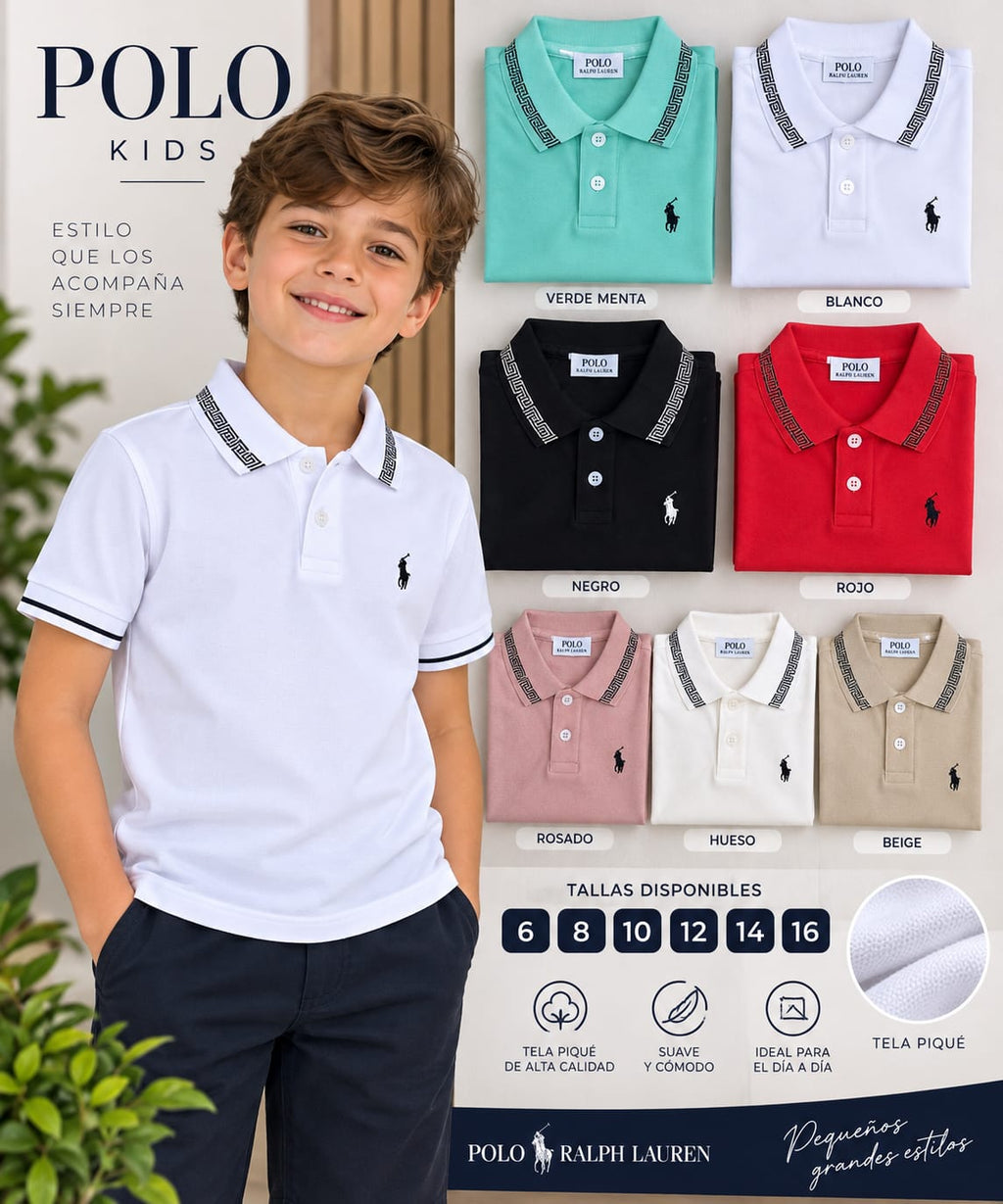 Polo Infantil Premium para Niño