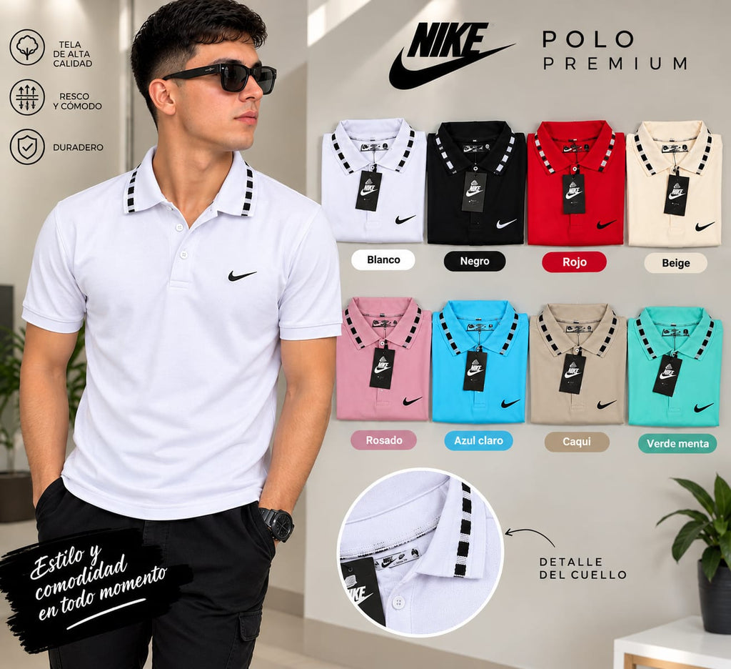 Polo Premium para Hombre – Diseño de Cuello a Rayas