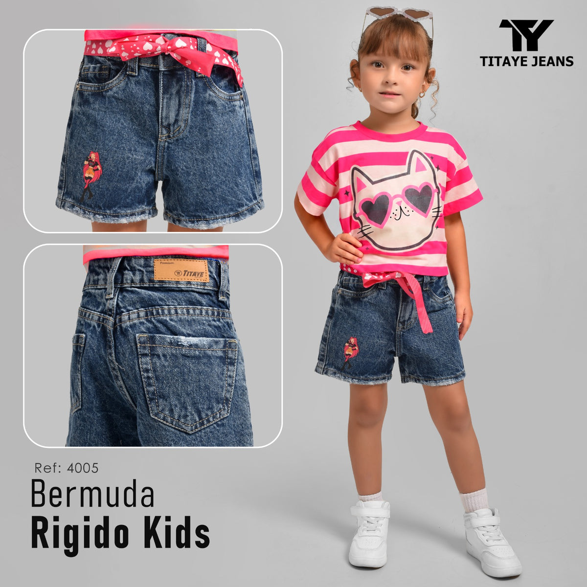 Bermuda Rígida Kids – Ref. 4005