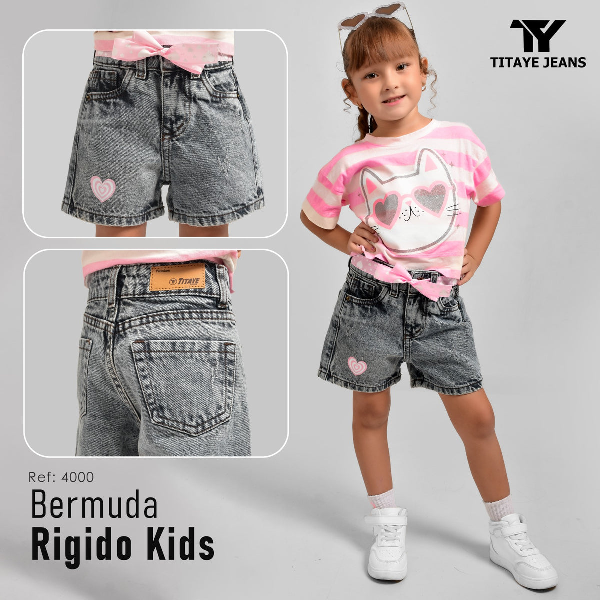Bermuda Rígido Kids – Ref. 4000
